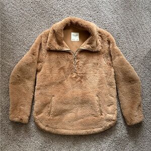Abercrombie & Fitch brown cozy Jacket